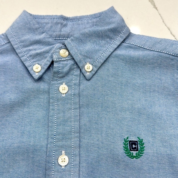Youth boys Chaps blue Dress shirt / button up size 5 - Picture 2 of 3